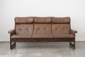 MC Mobler Leather Sofa