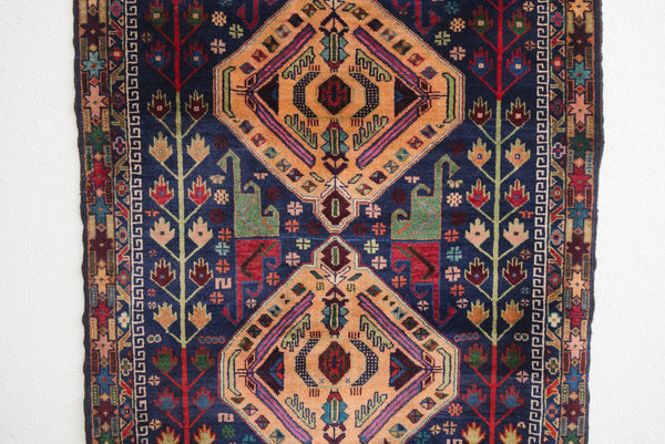 3x4.5 Afghan Rug  ZAMDA - Homestead Seattle