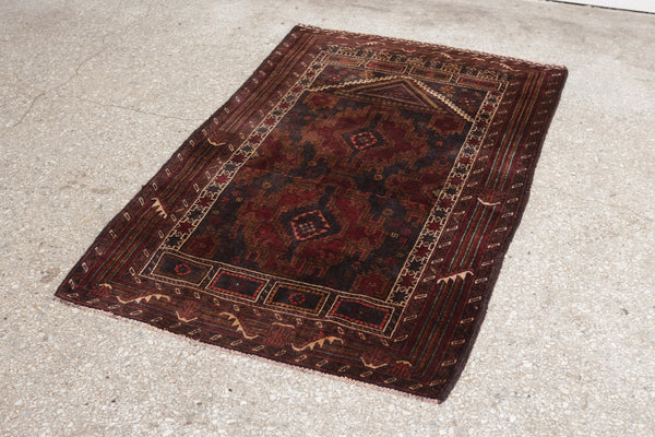 3x4.5 Afghan Rug  ZAMDA - Homestead Seattle