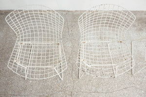 4 Bertoia Dining Chairs