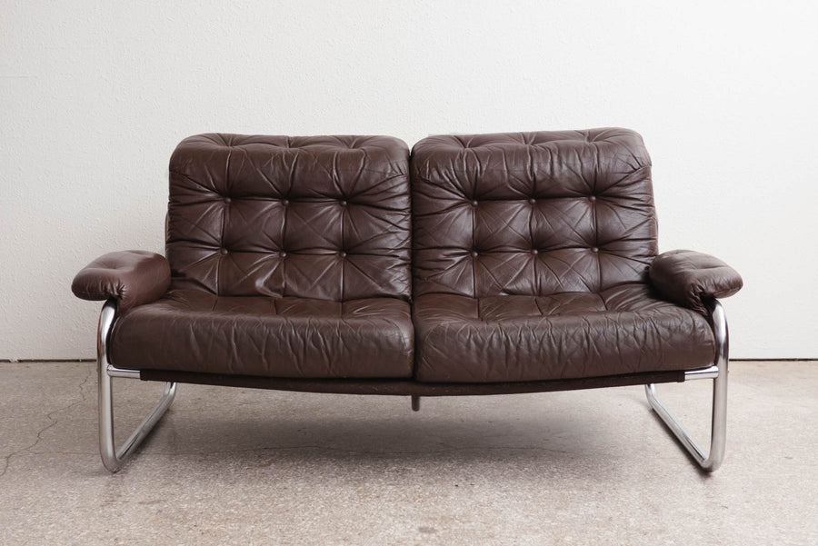 Häggström Swedish Leather Sofa