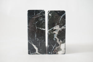 Minimalist Marble Bookends