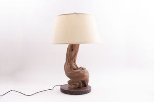 Live Edge Wood Lamp