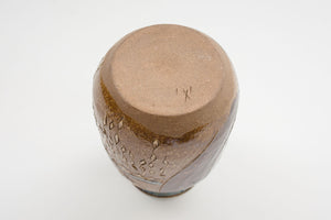 Studio Pottery Face Vase