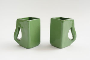 Studio Pottery Mug Pair