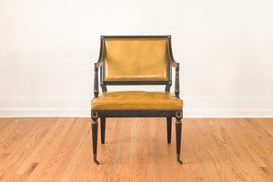 Regency Leather Chairs