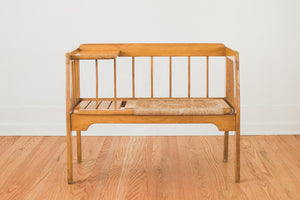 MCM Woven Bench