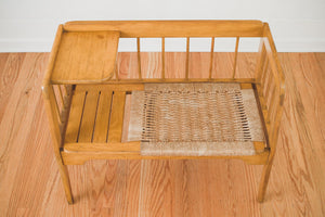 MCM Woven Bench