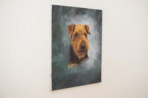 Airedale Terrier Painting