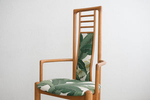 Highback Teak Palm Chair