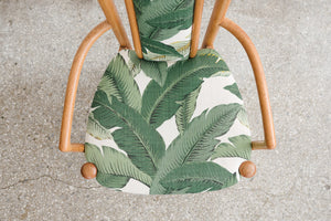 Highback Teak Palm Chair