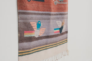 MCM Handwoven Bird Tapestry