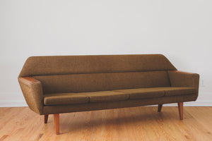 MCM Brown Tweed Sofa