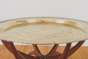 Brass Tray Coffee Table