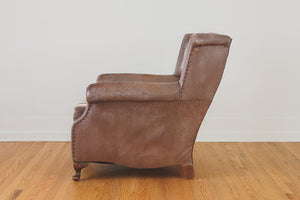 HS Collection Leather Club Chair