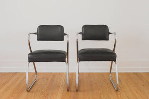 Chrome Deco Z Chairs