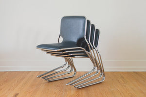 MCM Chrome Dining Chairs