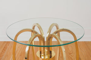 Brass Ring Side Tables