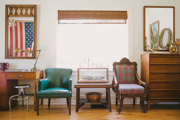 Emerald Velvet Wing Chair - Homestead Seattle