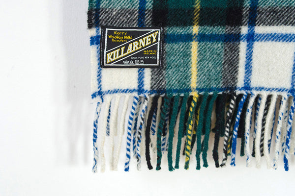 Irish Tartan Wool Blanket Homestead