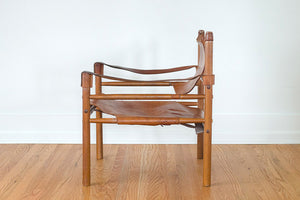 MCM Leather Safari Chairs