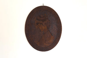 1904 Hand Carved Portrait