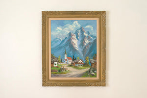 Alpine Village Painting