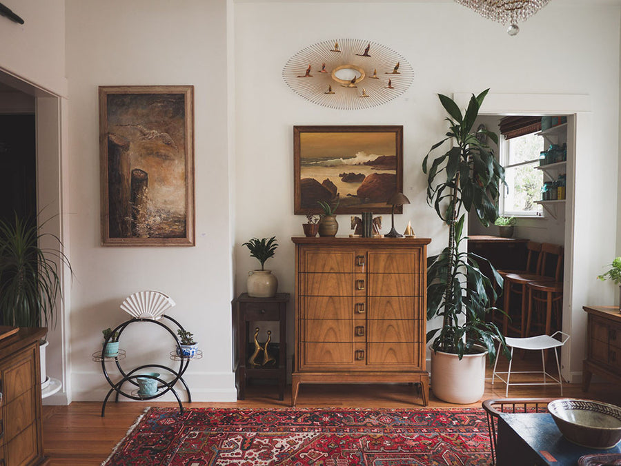 Dark Wood Side Table