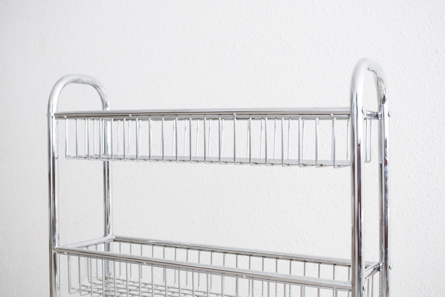 Chrome Rolling Shelf