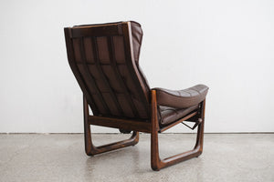 Mid Century Leather Chairs