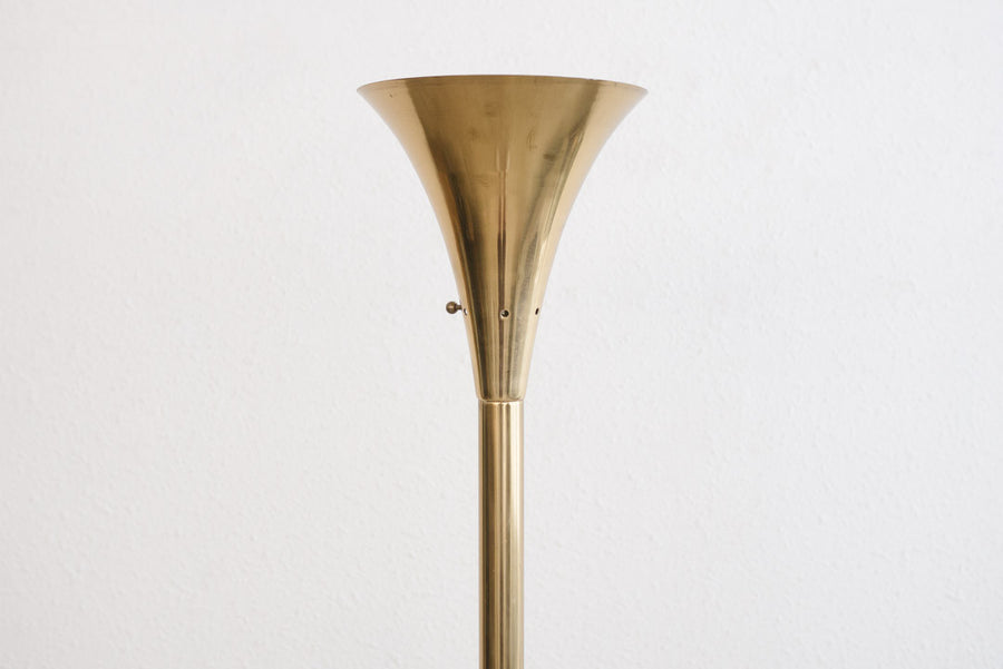 Brass Torchiere Floor Lamp