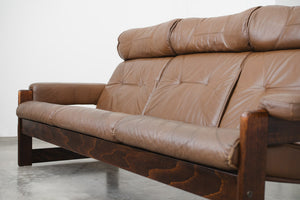 MC Mobler Leather Sofa