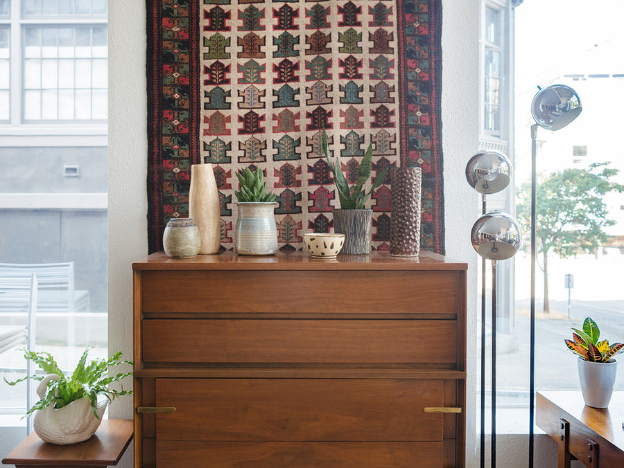 Mid Century Highboy Dresser