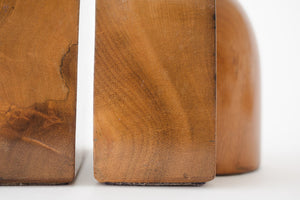 Wood Deco Bookends