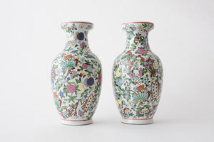 Chinese Floral Pottery Vase