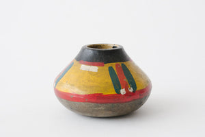 Vintage Painted Pottery Vase
