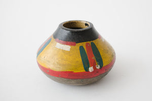 Vintage Painted Pottery Vase