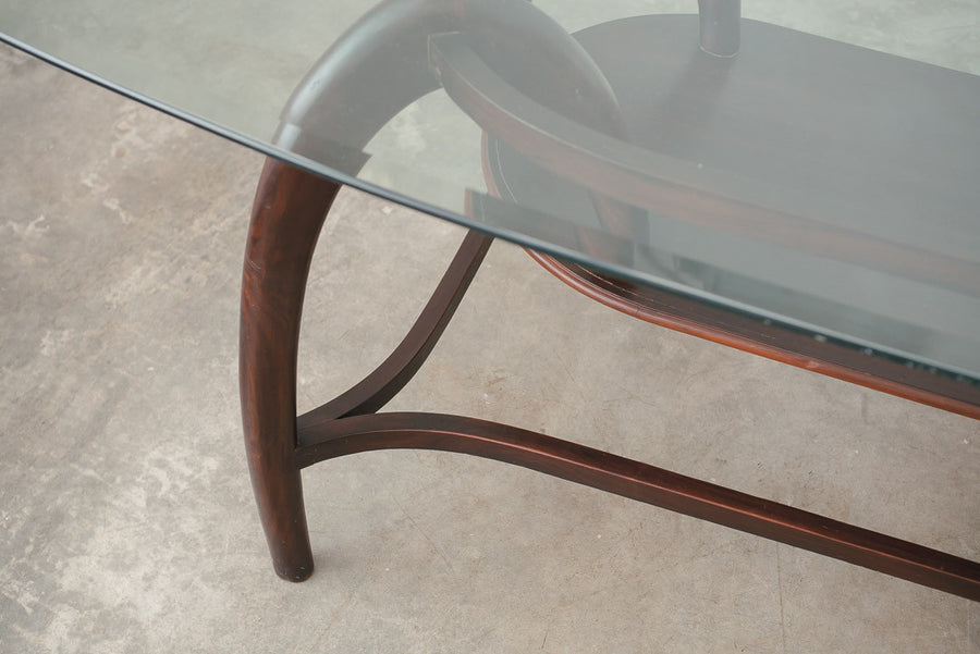MC Wood & Glass Dining Table