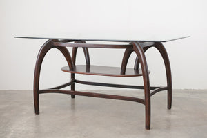 MC Wood & Glass Dining Table