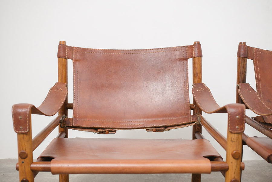 MC Leather Sling Chairs