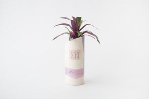 Cradle Lily & Studio Pottery Planter