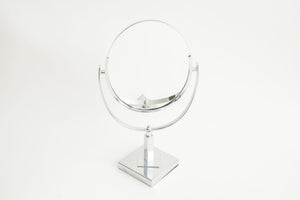 Chrome Oval Mirror
