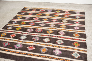 5x6 Turkish Kilim Rug | CEBEL