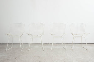 4 Bertoia Dining Chairs
