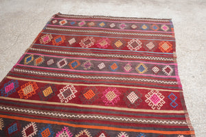 4.5x5 Turkish Kilim Rug | AYTEN