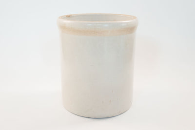 Antique White Stoneware 1 Gallon Crock Planter – Fire And Stone Jewelry