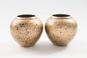 Brass Speckled Vase
