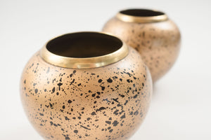 Brass Speckled Vase