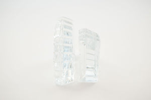 Crystal Fan Bookends