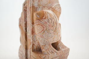 Carved Stone Bookends